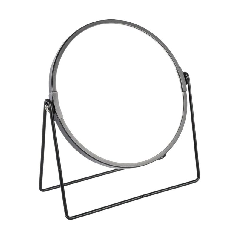 Axentia cosmetic mirror with 3x magnification, black