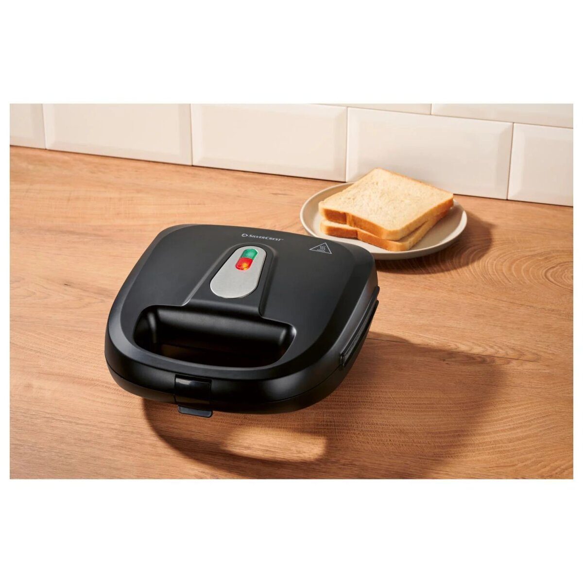 SILVERCREST® 3in1 sandwich maker SSMW 750 D4, sandwich/waffles/grill good