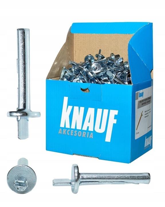 Łącznik rozporowy stalowy Knauf wkręty do betonu 6 x 65 mm 1,66 kg / 100 sztuk Łącznik rozporowy stalowy Knauf wkręty do betonu 6 x 65 mm 1,66 kg / 100 sztuk
