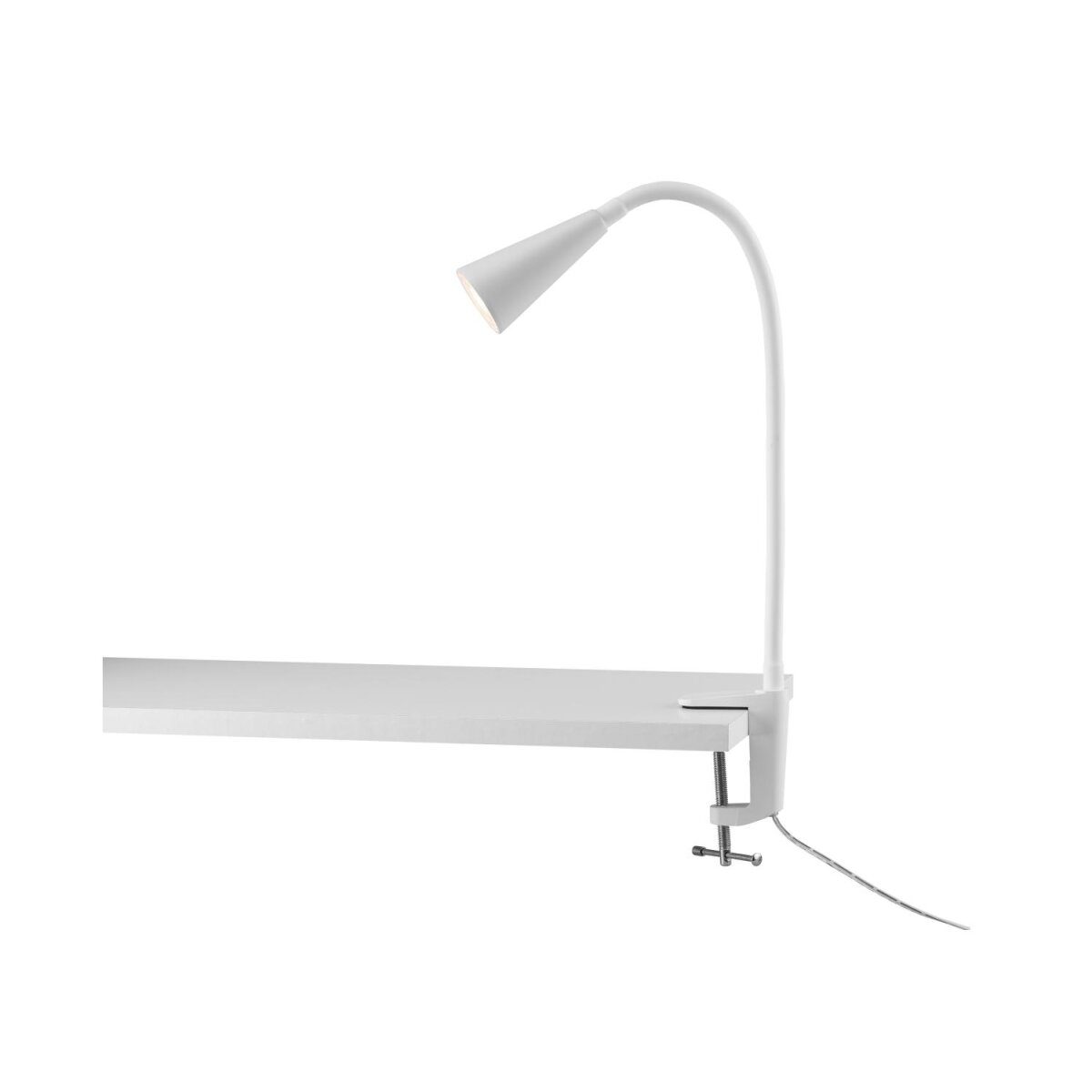 LIVARNO home LED-Klemmleuchte, mit flexiblem Metallhals