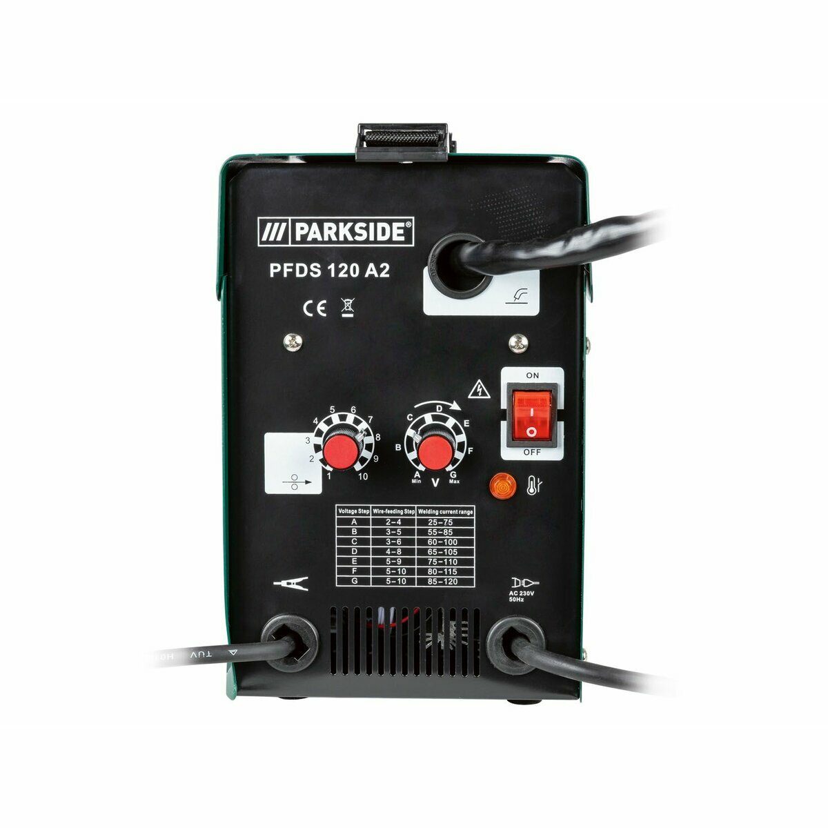 Spawarka drutem rdzeniowym PARKSIDE® »PFDS 120 A2«, 230 V