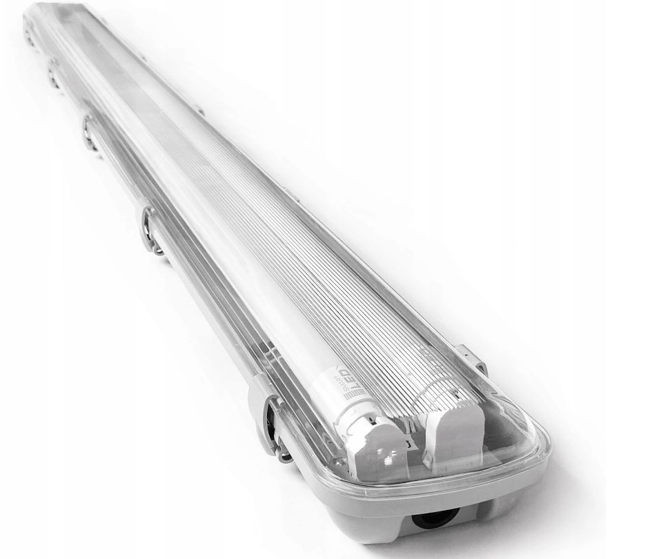 6x LED Industrielampe Feuchtraum Werkstattlampe Zimmerlampe 1200mm 40W Komplettset