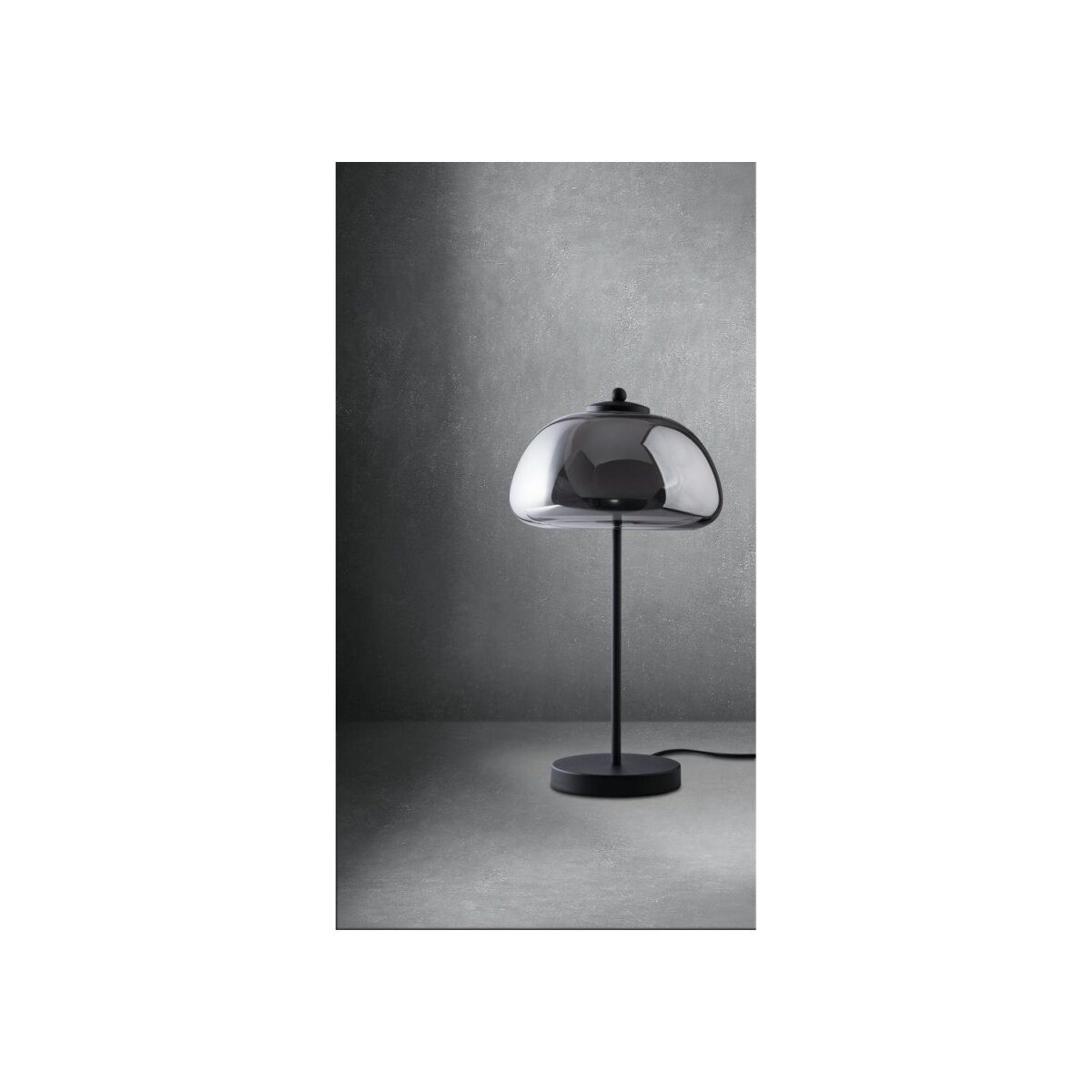 LIVARNO home LED table lamp, lampshade made of high-quality glass