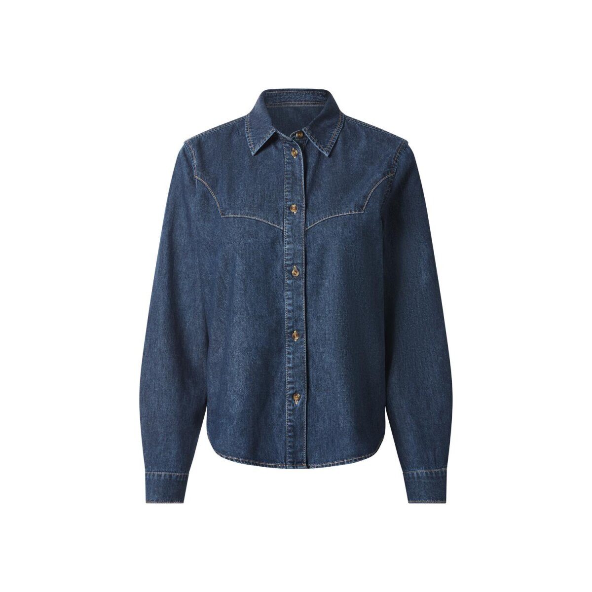 ESMARA® dames denim overhemd (blauw, 42)