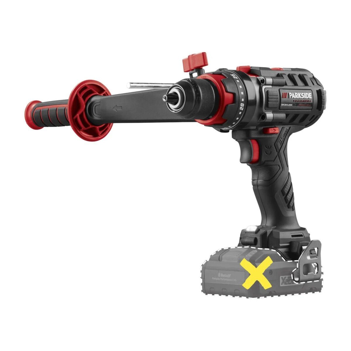 PARKSIDE PERFORMANCE® 20V Akku-Schlagbohrschrauber PPSBSA 20-Li C3, ohne Akku und Ladegerät
