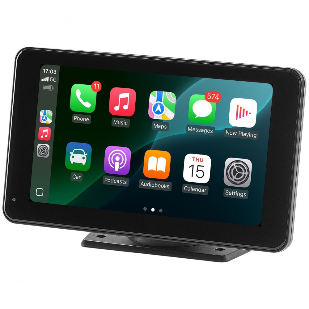 Kabelloses Autoradio (177,8 mm) HD-Radio mit Touchscreen, kompatibel mit Apple CarPlay & Android Auto, CarPlay-Bildschirm mit Rückfahrkamera, Sprachsteuerung, Spiegelverbindung, Bluetooth-GPS-Navigation Kabelloses Autoradio (177,8 mm) HD-Radio mit Touchscreen, kompatibel mit Apple CarPlay & Android Auto, CarPlay-Bildschirm mit Rückfahrkamera, Sprachsteuerung, Spiegelverbindung, Bluetooth-GPS-Navigation