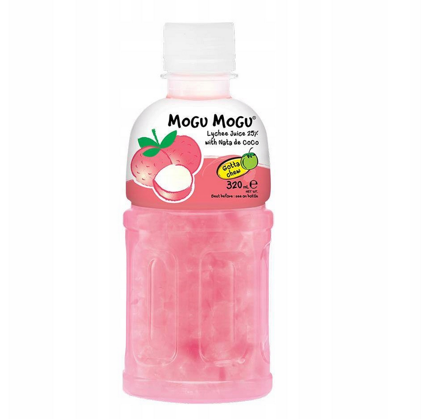 10x Thailand Lychee Drink Mogu Mogu Lychee met Nata de Coco 320ml