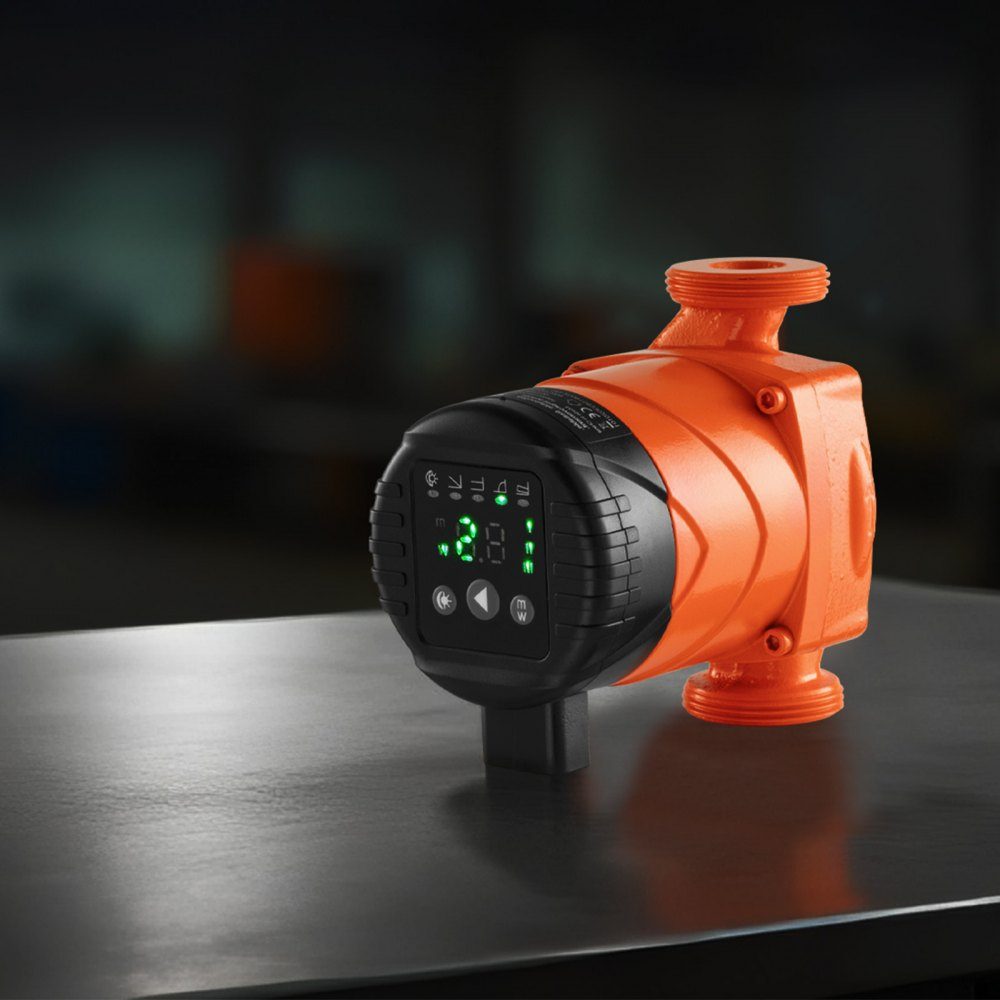 LPS25-4BP/130 Circulation Pump, Cast Iron Circulation Pump, 42L/min, 4m Maximum Head, Hot Water Circulation, Threaded Connection, Check Valve, Quiet Operation, for Home Heating System