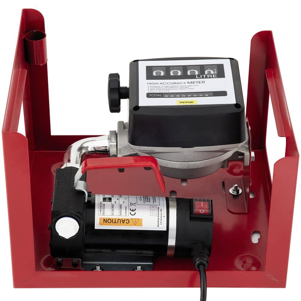 Dieselpomp stookoliepomp 40L, 155W zelfaanzuigende oliepomp, 2800 tpm motortoerental oliezuigpomp zelfaanzuigend, 20kg diesel transferpomp, meter automatische pomp voor biobrandstof – Artikelnr. HT-22259