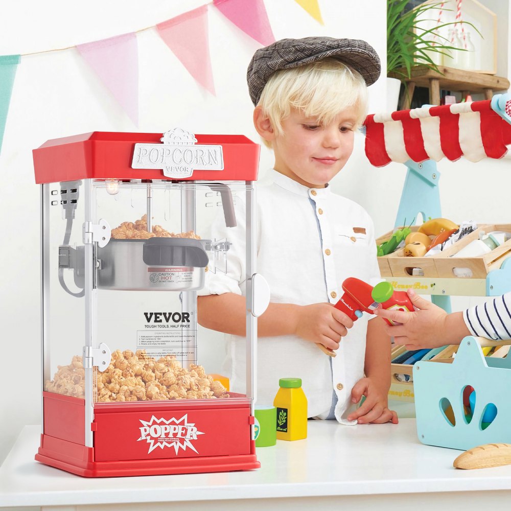 Popcornmaker Popcornmaker 480W Popcornmaker Popcornmaker 4 ounce waterkoker maakt 1,5 gallon per lading, Popcornmaker op aanrecht inclusief 3 ballen, Popcornmaker in bioscoopstijl Red Café Popcornmaker Popcornmaker 480W Popcornmaker Popcornmaker 4 ounce waterkoker maakt 1,5 gallon per lading, Popcornmaker op aanrecht inclusief 3 ballen, Popcornmaker in bioscoopstijl Red Café