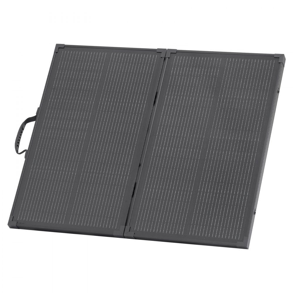 Panneau solaire pliable 100 W 16BB Type N Panneau solaire monocristallin portable avec cadre 24 % d'efficacité Chargeur IP67 avec contrôleur PWM 30 A et sortie MC4 pour camping randonnée