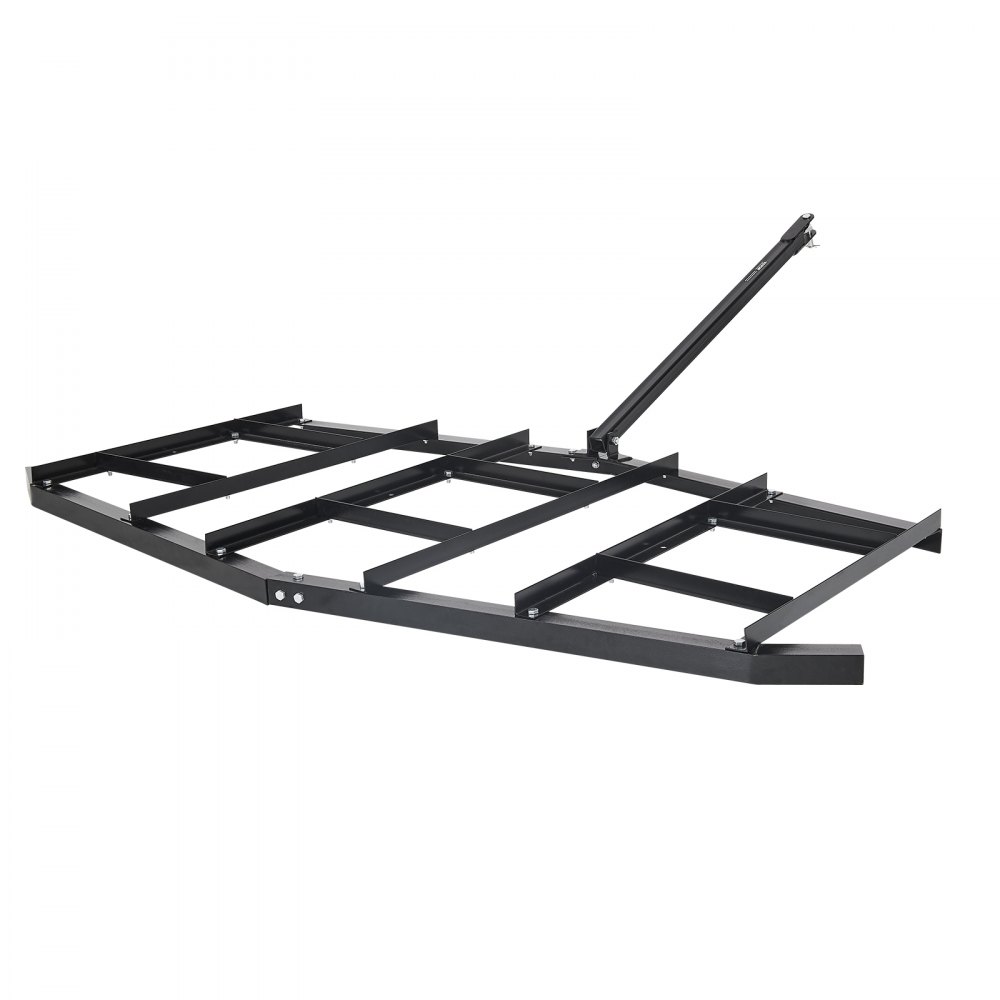 Drag Harrow 2150 x 2120 x 110mm Lawn Tractor Driveway Leveler Q235 Steel with Adjustable Bars and Pin Hitch Tractor Driveway Harrow for ATVs UTVs Drag Harrow 2150 x 2120 x 110mm Lawn Tractor Driveway Leveler Q235 Steel with Adjustable Bars and Pin Hitch Tractor Driveway Harrow for ATVs UTVs