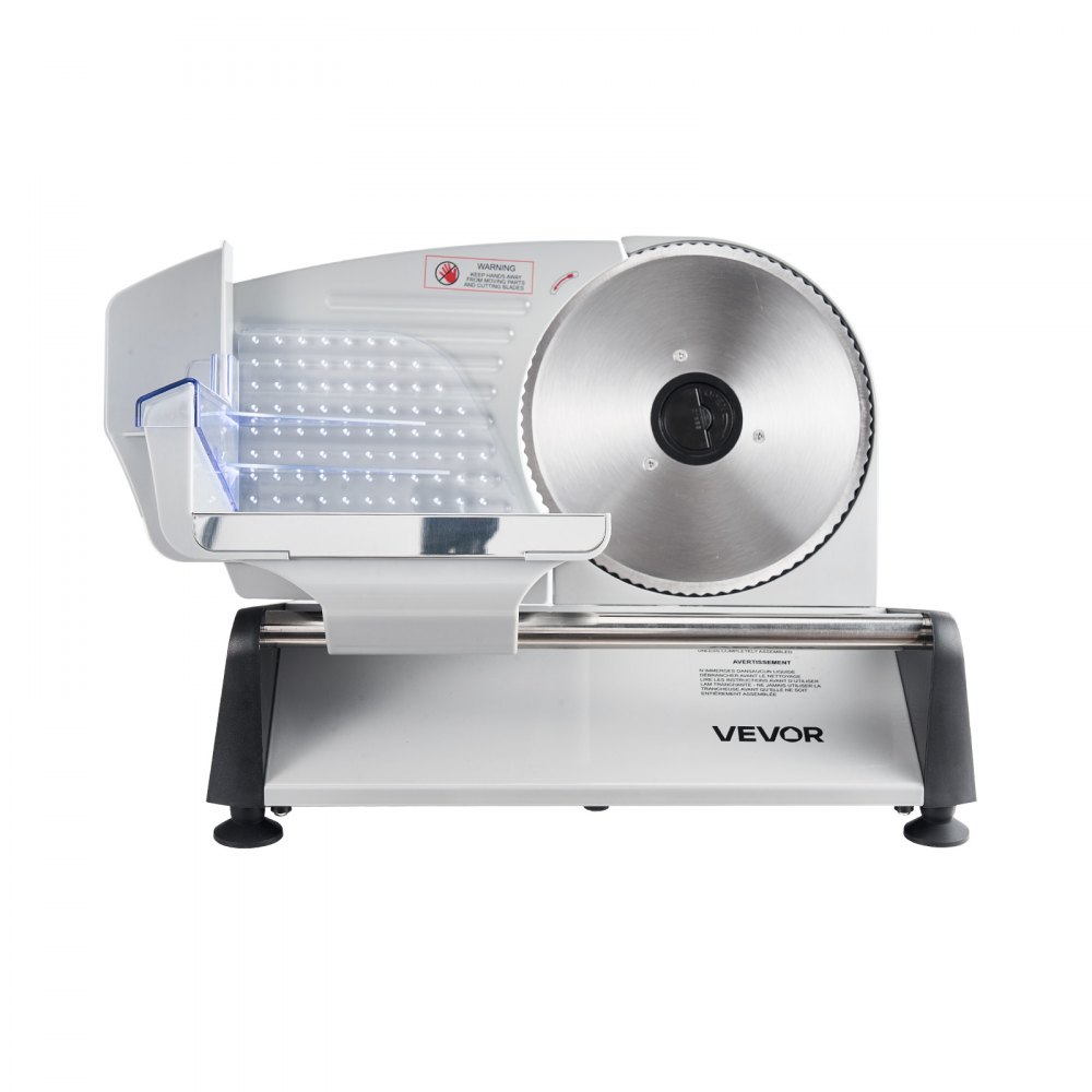 All-purpose slicer meat slicer 200W electric slicer with 19cm blade, meat slicer with 0-15mm adjustable thickness, for frozen meat ham prime steak All-purpose slicer meat slicer 200W electric slicer with 19cm blade, meat slicer with 0-15mm adjustable thickness, for frozen meat ham prime steak