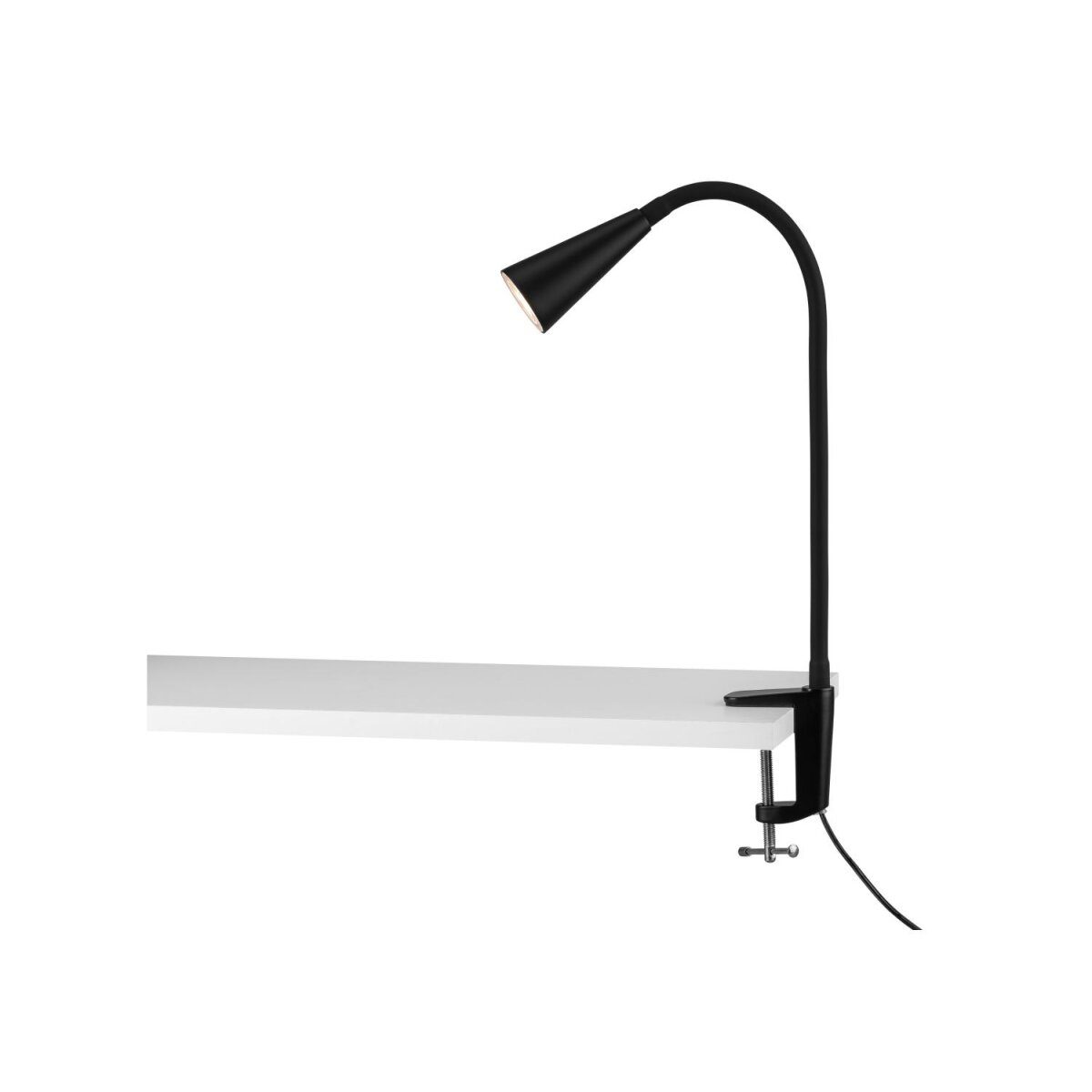 LIVARNO home LED-Klemmleuchte, mit flexiblem Metallhals