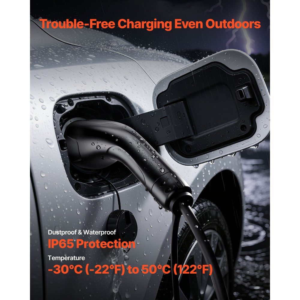 EV Charging Cable 16A 7m Max 11kW Extension Cable Compatible with Type 2 Electric Vehicle Chargers 3 Phase AC 480V 50Hz IP65-Autoladekabel with Carry Bag