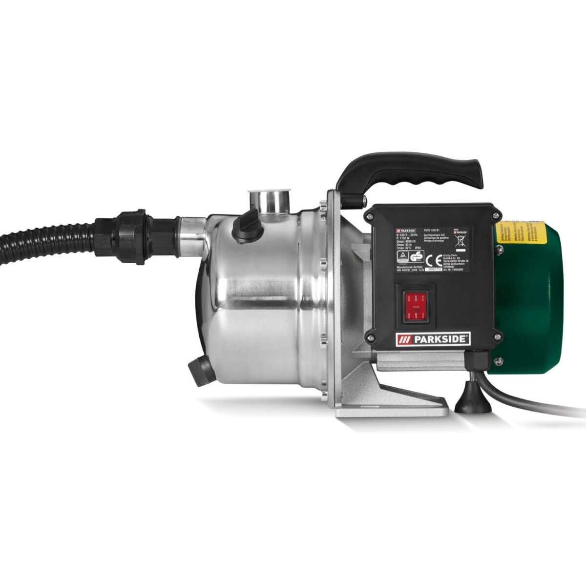 Zestaw pompy ogrodowej PARKSIDE® »PGPS 1100 B1«, 1100 W Zestaw pompy ogrodowej PARKSIDE® »PGPS 1100 B1«, 1100 W