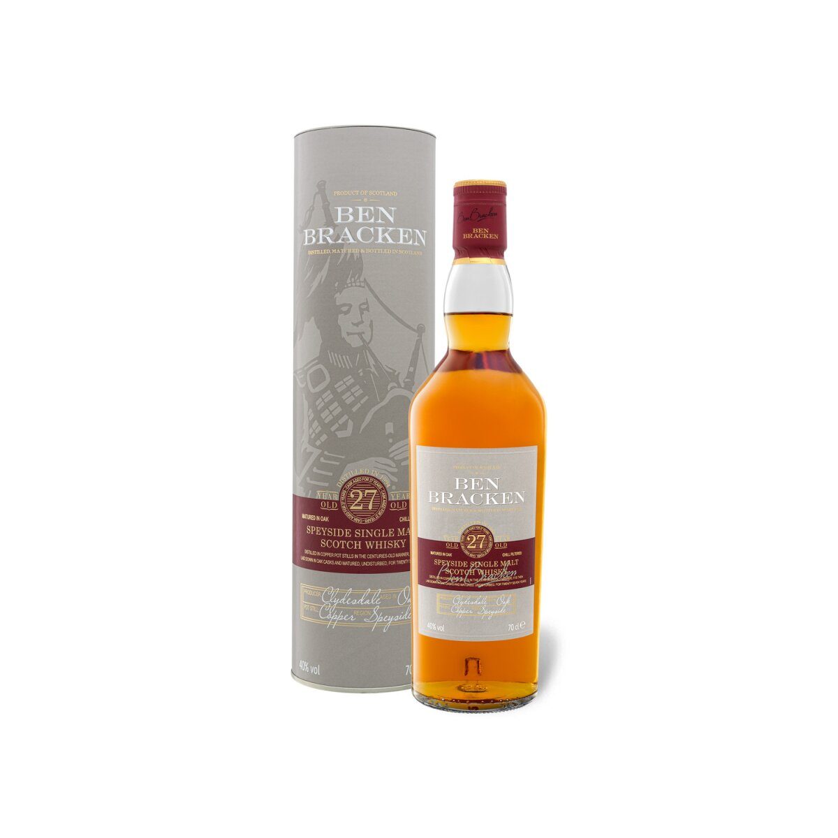 Ben Bracken Speyside Single Malt Scotch Whisky 27 Jahre 40 % Vol