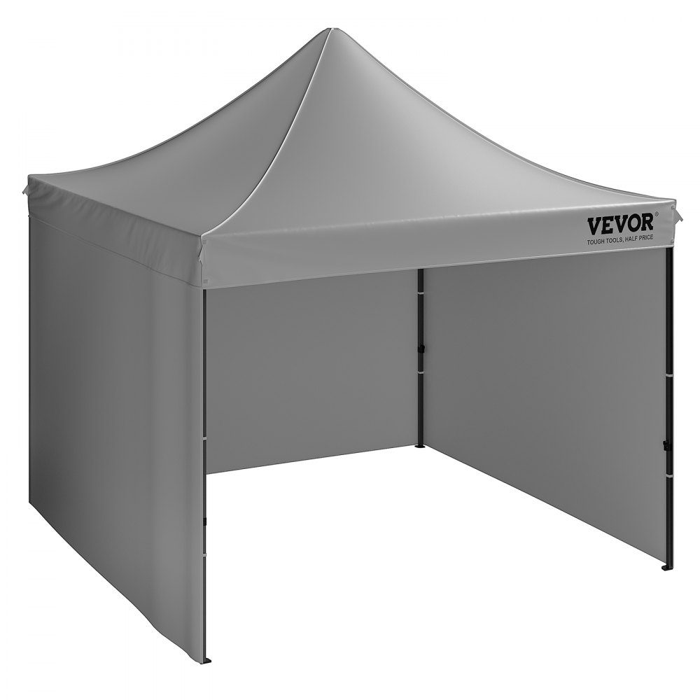 Pavillon 304,8x304,8x320cm Gartenzelt 500D PU Silberstoff Faltpavillon höhenverstellbar inkl. Aufbewahrungstasche Partyzelt 6-8 Personen Pop-up-Zelt Faltzelt Gartenpavillon für Campingausflug
