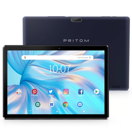 Tablette Android 10 10,1 pouces 2 Go de RAM 32 Go Processeur Quad Core Écran HD Caméra 8,0MP WiFi