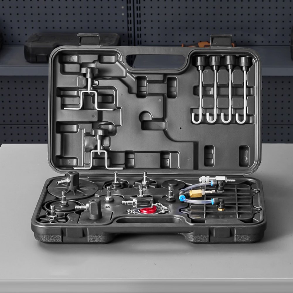 Brake Master-Entlüfter-Set 12-teilig. Professionelles Bremsenentlüftungsadapter-Set mit Komplettset und Griff, langlebiger Bremsenentlüftungsadapter zum Einfüllen der Bremsflüssigkeit Brake Master-Entlüfter-Set 12-teilig. Professionelles Bremsenentlüftungsadapter-Set mit Komplettset und Griff, langlebiger Bremsenentlüftungsadapter zum Einfüllen der Bremsflüssigkeit