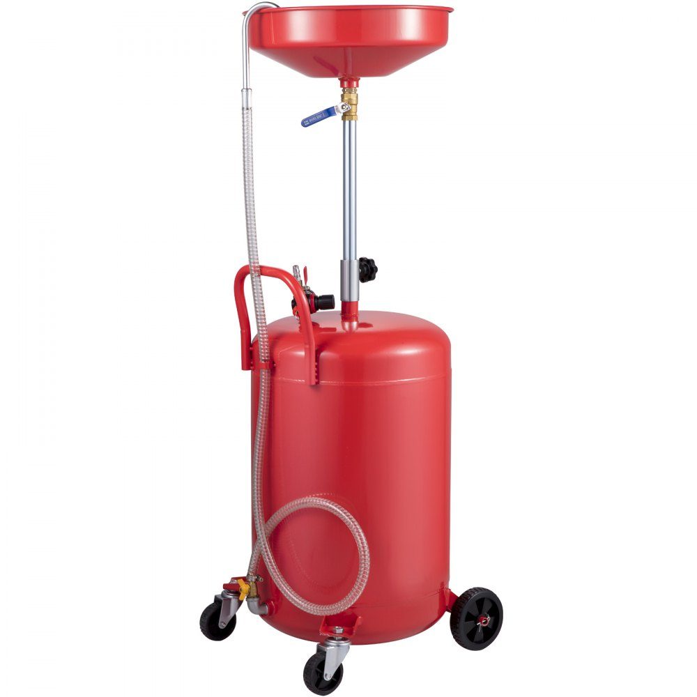 Réservoir de vidange d'huile usée, vidange d'huile Portable 75,7 l, à commande pneumatique, avec Valve d'air