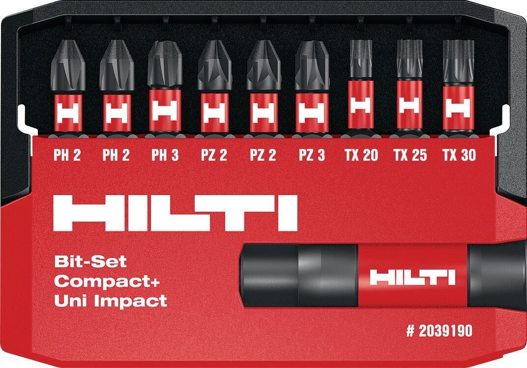 Hilti Bitset Diamant-Schlagschrauberklingen S-BS (IMP) Bitset S-BSC+ UNI 25/1" IMP (10) #2039190