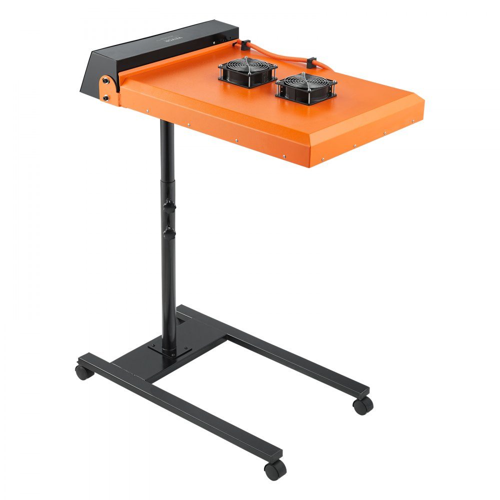 Quick Dryer 6000W 485x540mm Infrared IR Flash Dryer for Screen Printing 0-750℉ Temperature Control Screen Printing Dryer with Sensor Height Adjustable Double Fan Cooling for T-Shirts