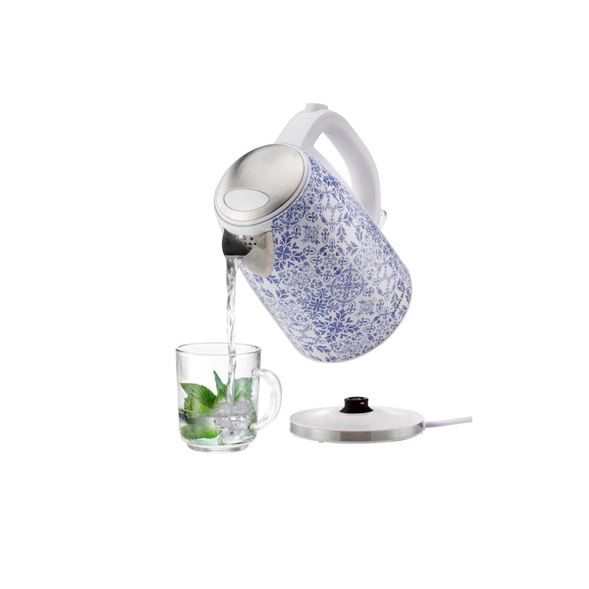 SILVERCREST® KITCHEN TOOLS kettle SWKP 2400 A1, stainless steel