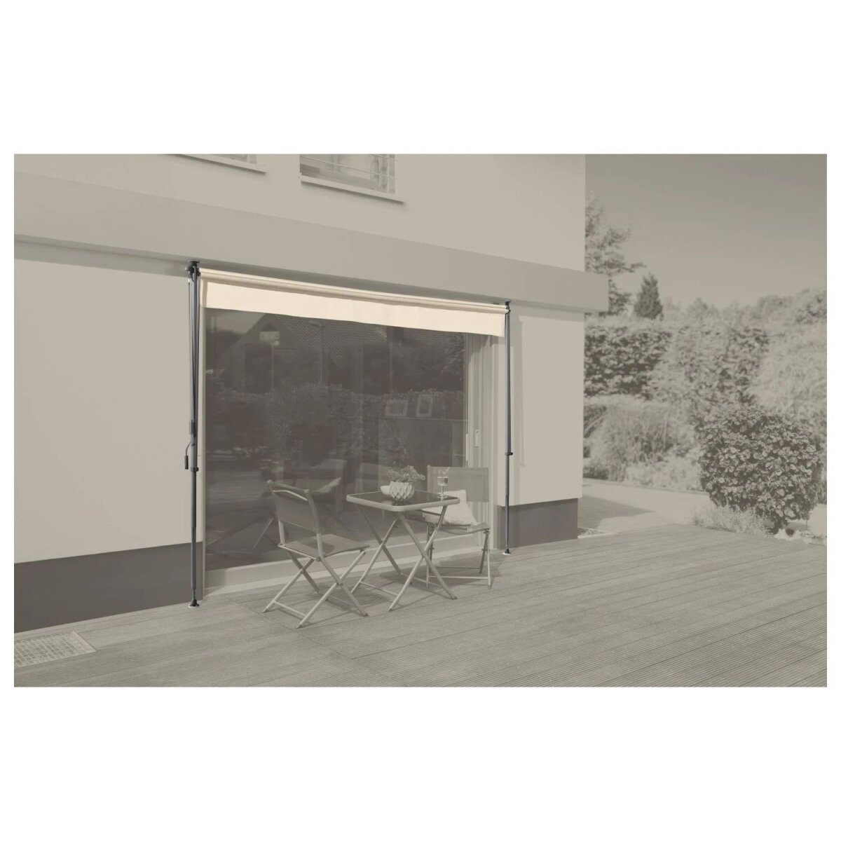 LIVARNO® Klemmmarkise 300 x 150, beige