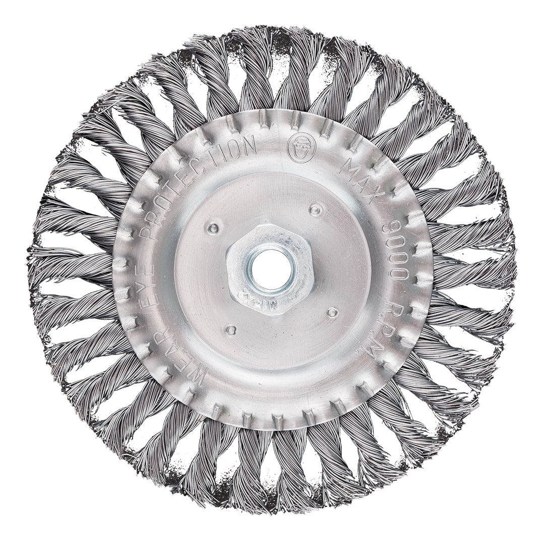 Wire disc brush