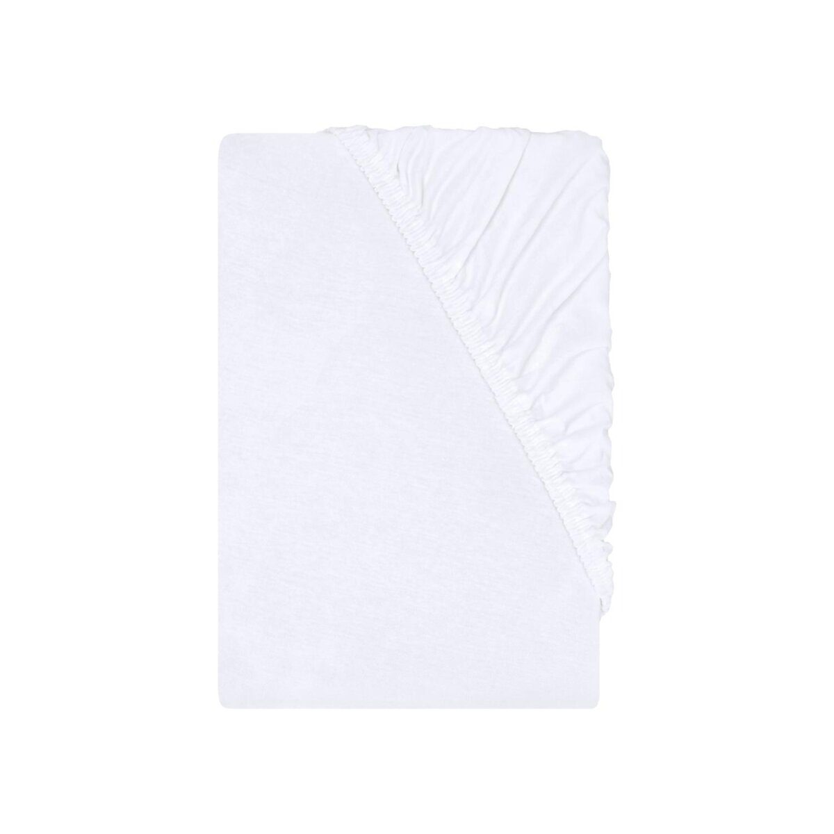 LIVARNO® Jersey-Spannbettlaken, 90-100 x 200 cm, weiß
