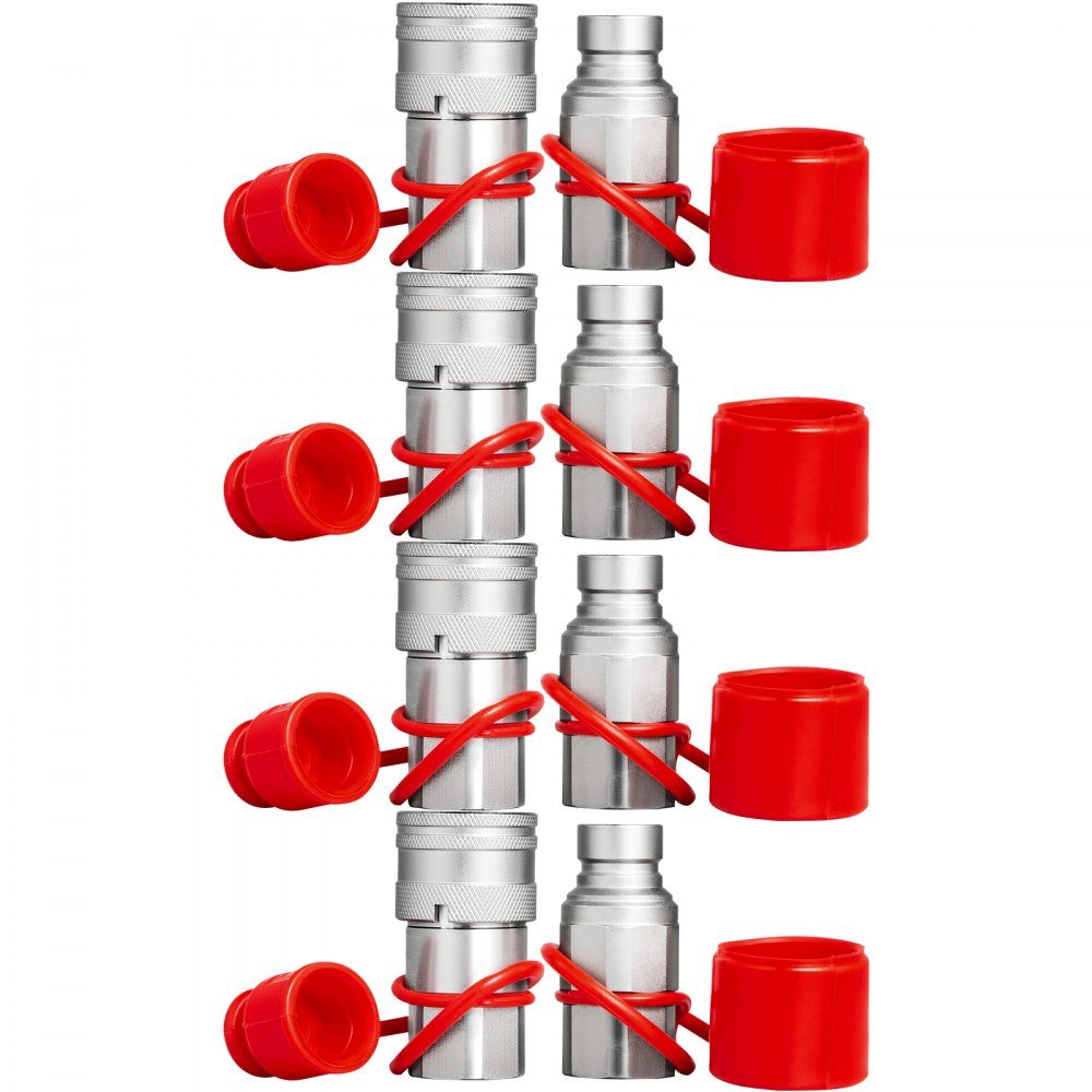 Coupleur rapide hydraulique 3/4NPT, coupleur hydraulique 3/4 corps, 20,7 MPa, coupleur hydraulique, coupleur rapide, 106 L/min, coupleur rapide hydraulique (ISO 16028)