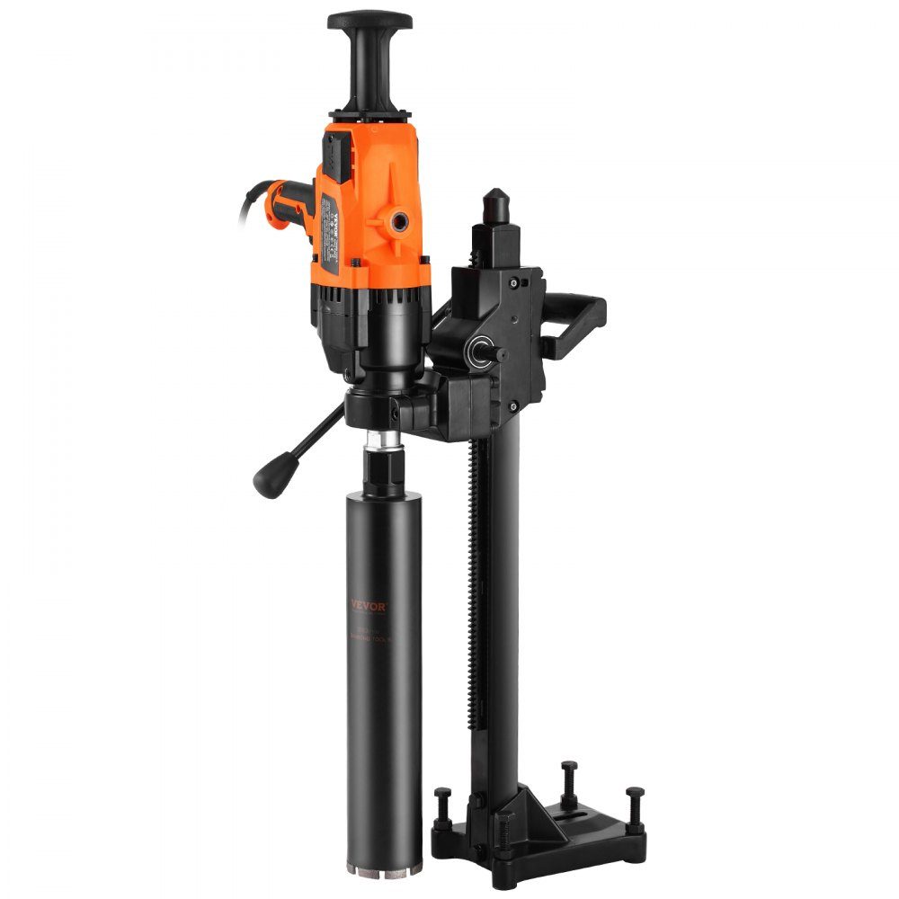 Kernbohrmaschine Diamant-Kernbohrmaschine 2-18 cm Bohrdurchmesser, handgeführte Diamant-Kernbohrmaschine mit Ständer und Kernbohrmaschine, 2600 W Betonkernbohrmaschine Nass- und Trockenanwendung, für Beton