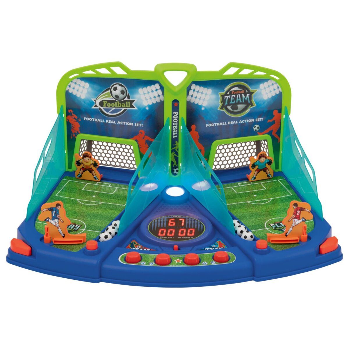 Jeu de table électronique ludique Alleyball/Basketball/Football, avec modes de jeu simple et duel