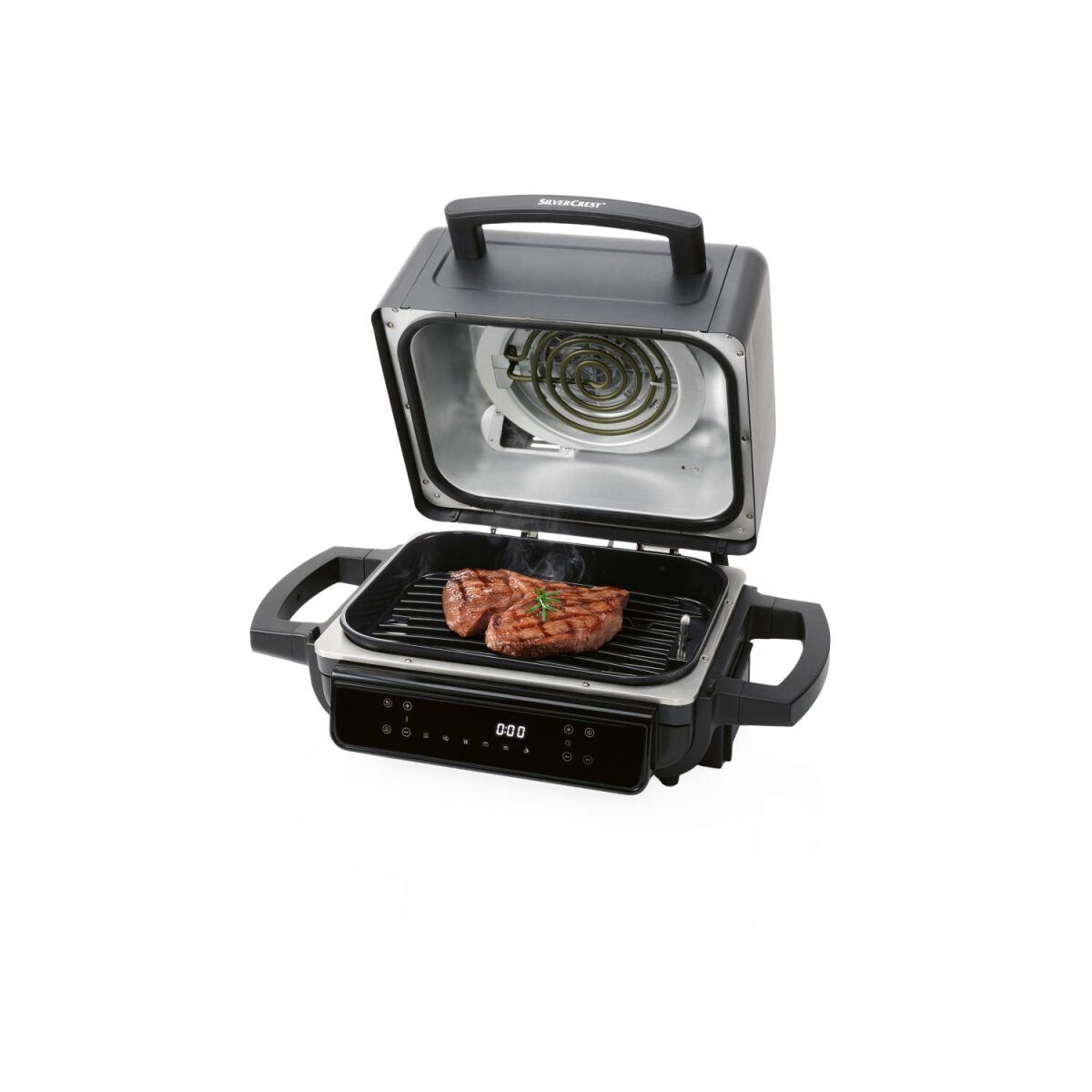 SILVERCREST® KITCHEN TOOLS hot air fryer with grill and smoker function »SHLFS 2200 A1«, 2200 W, 3.8 l