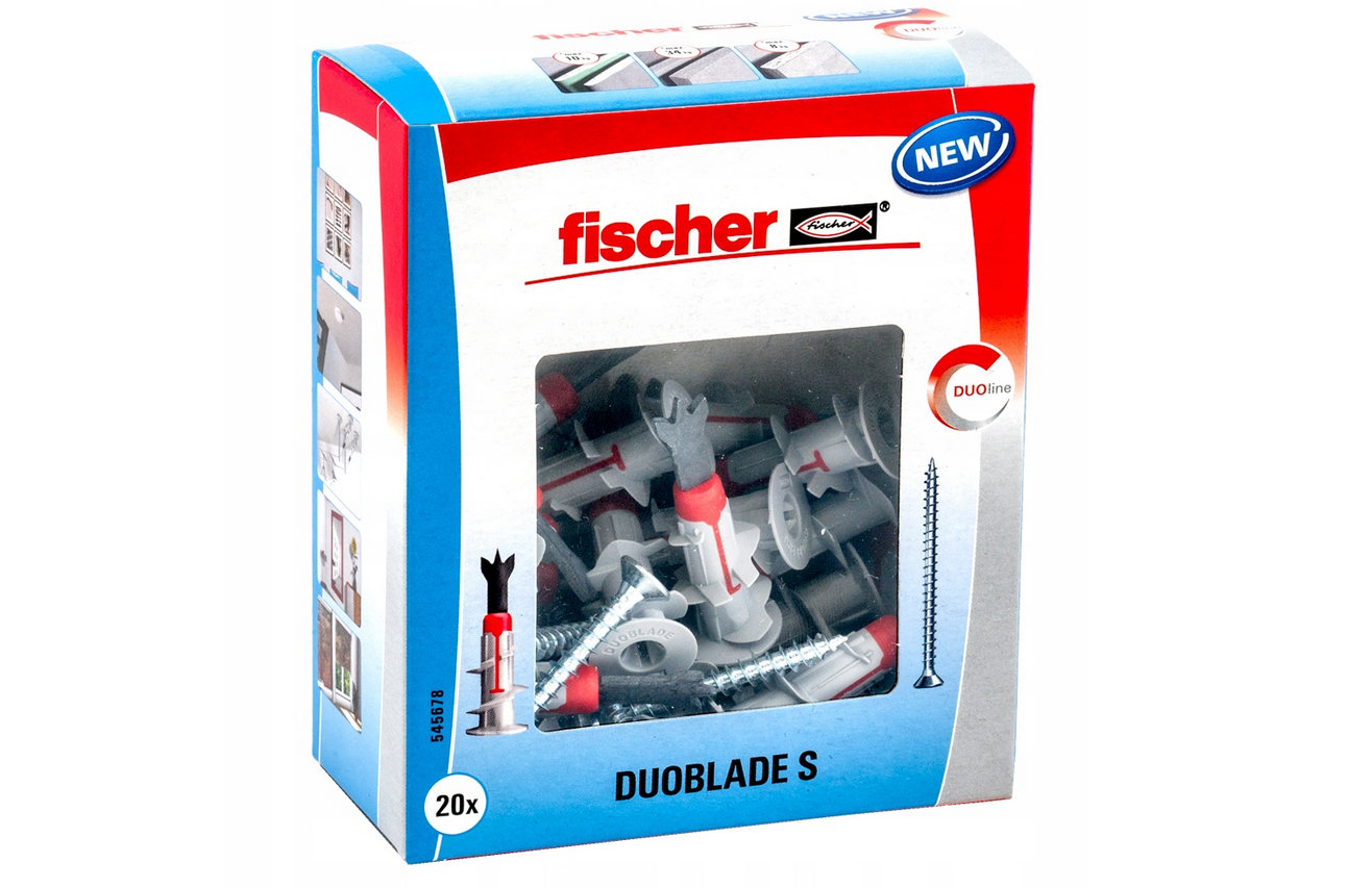 25x kołki samowiercące Fischer GK DUOBLADE FISCHER kołki do płyt gipsowo-kartonowych 545676 25x kołki samowiercące Fischer GK DUOBLADE FISCHER kołki do płyt gipsowo-kartonowych 545676