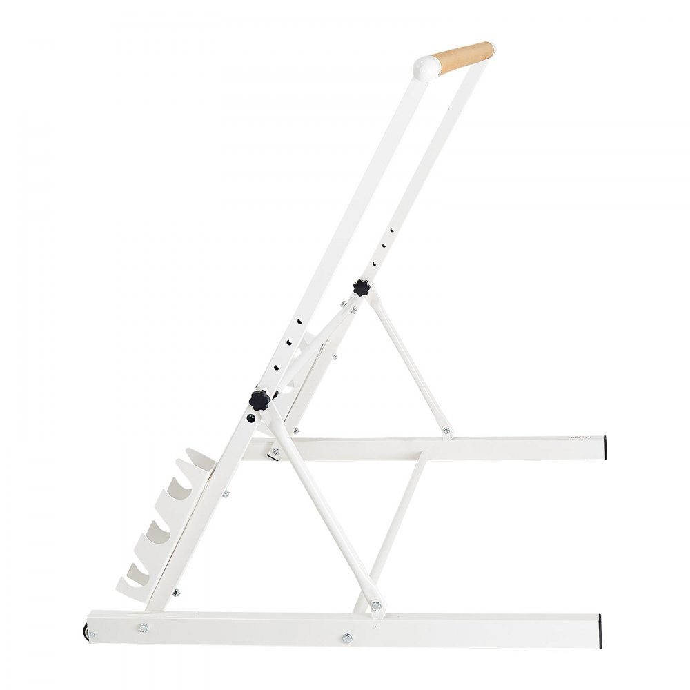 Barre de danse Ballet Bar, barre d'étirement en bois réglable en hauteur (4 niveaux / 812,8-965,2 mm) pour exercices de ballet, entraînement d'équilibre, exercices de relaxation, exercices de yoga