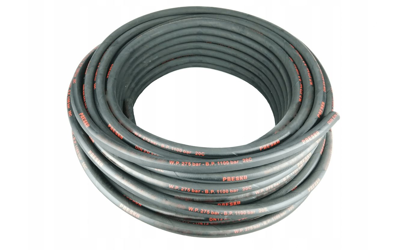 Tuyau hydraulique premium 2SN 1/4" DN06 - 50 M