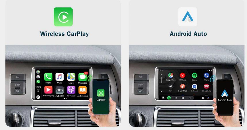 Drahtlose Apple CarPlay Android Auto-Schnittstelle für BMW 1er E81 E82 E87 E88 2008–2012 mit Mirror Link AirPlay