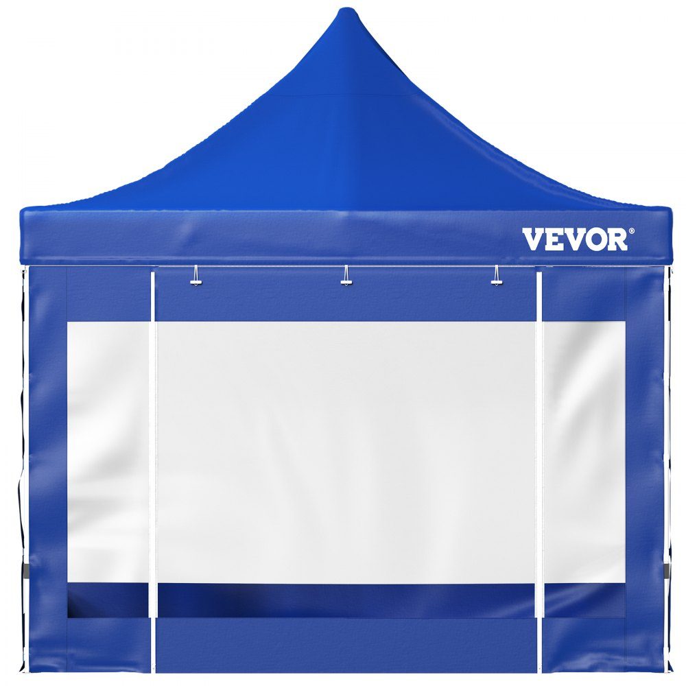 Składana altana 3x3 m Składana altana 240 g Powlekany PCV Poliester Pop Up 1,95-2,13 m Regulowany namiot imprezowy Namiot plażowy niebieski na wesela lub inne zajęcia komercyjne