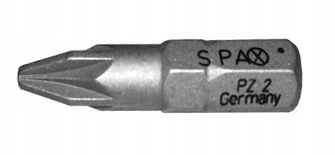 Bit PZ 2 SPAX 25mm końcówka wkrętakowa Bit PZ 2 SPAX 25mm końcówka wkrętakowa