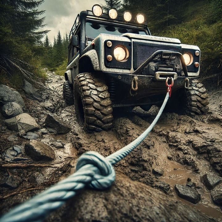 ELEKTRISCHE SEILWINDE 12V 1130kg – Ihre Offroad-Lösung!