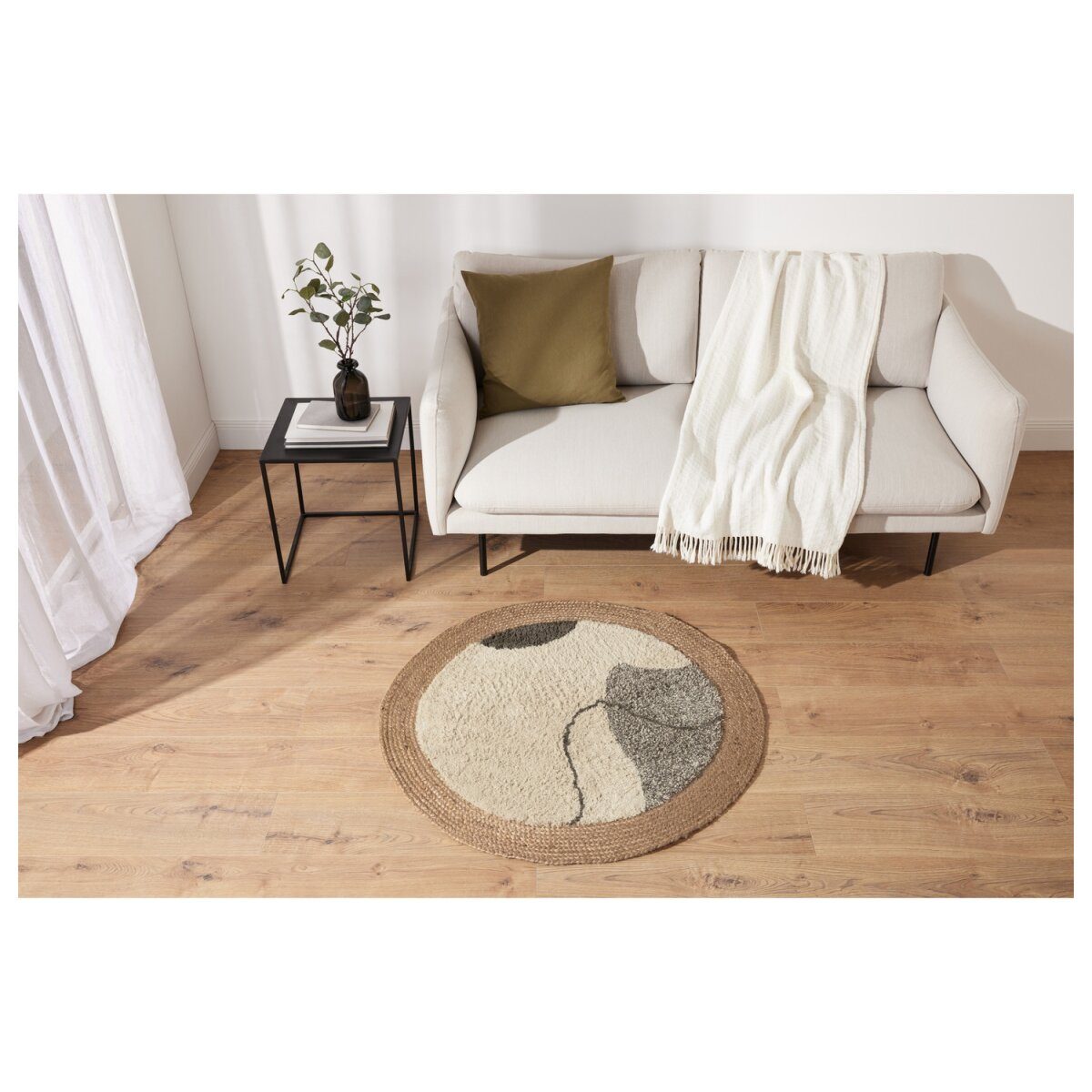 LIVARNO HOME Juteteppich, hergestellt aus reinem Naturmaterial