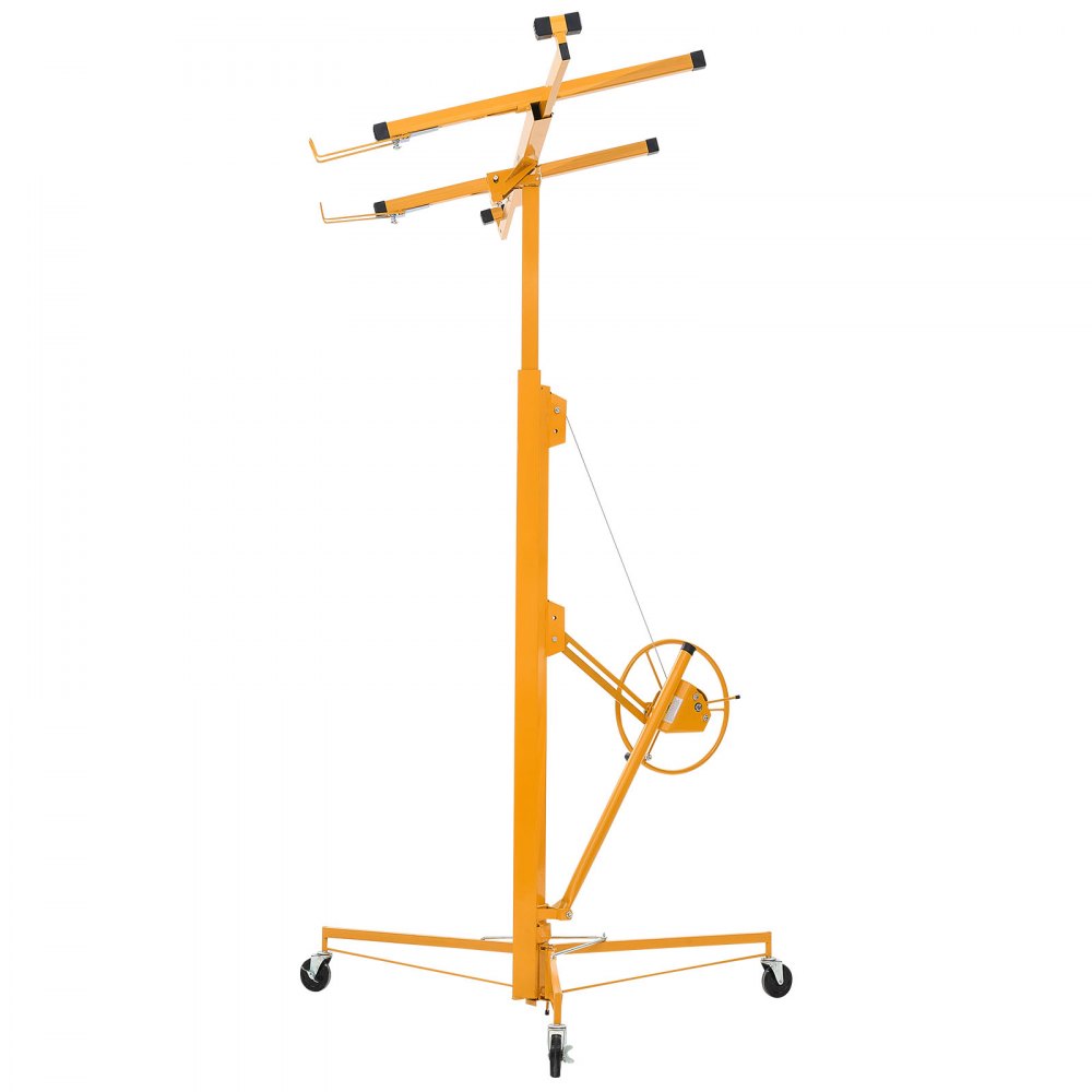 Plattenheber bis max. 68 kg, 4877 mm Höhe, Gipskartonheber mit verstellbarem Teleskoparm, Gipskarton, Trockenbauheber, Plattenheber, Hebezeug, Werkzeug, für Decken- und Wandmontage (gelb) Plattenheber bis max. 68 kg, 4877 mm Höhe, Gipskartonheber mit verstellbarem Teleskoparm, Gipskarton, Trockenbauheber, Plattenheber, Hebezeug, Werkzeug, für Decken- und Wandmontage (gelb)