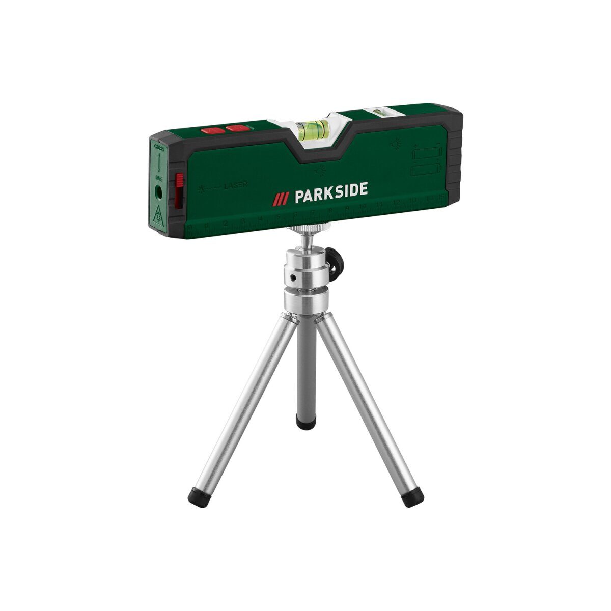 PARKSIDE® laser spirit level “PLW A5”, with illuminated tube levels