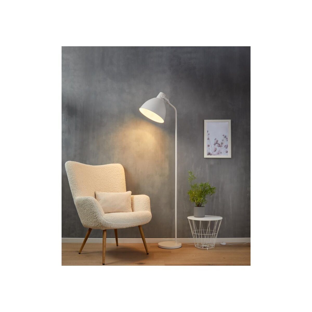 LIVARNO home LED floor lamp, with tiltable lampshade