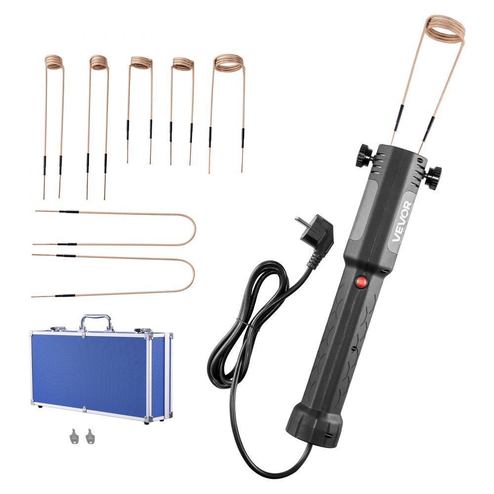 Induction Heater Screw Removal Tool 1100W 230V Magnetic Induction Heater Kit Hand Nut Remover Tool Auto Workshop Repair Tools with 8 Coils and Box