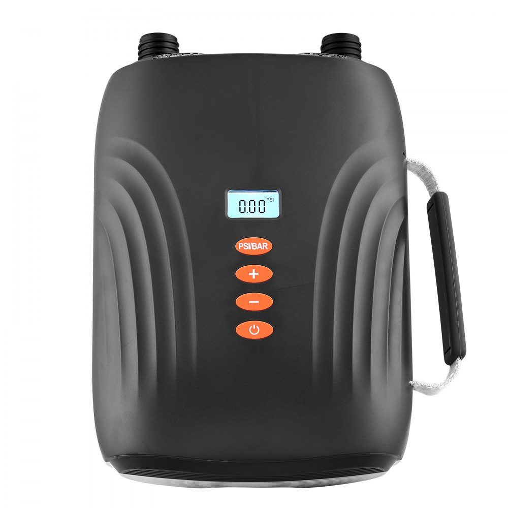 Paddleboard Pump (20 PSI), Rechargeable Battery, Two-Stage Electric SUP Air Pump with und 12-V-DC-Autostart Auto Shut-Off, Inflate and Deflate, Ideal for Inflatable Boats