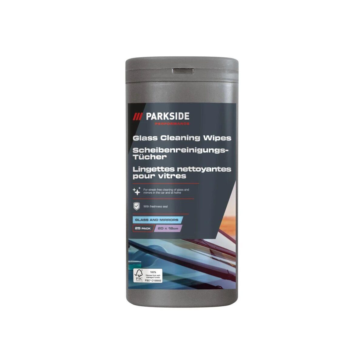 PARKSIDE PERFORMANCE® cockpit care cloths / interior cleaning cloths / leather care cloths / windshield cleaning cloths (window cleaning cloths)