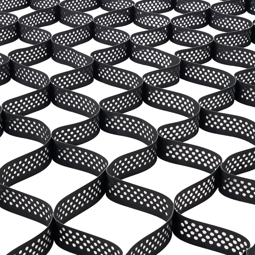 Kiesgitter, 75 mm Tiefe, Rasengitter 7600x2900 mm, Kieswabe, Wabengitter HDPE, durchlässiges Geogitter zur Einfahrtsstabilisierung, für Garten, Terrasse, Gehweg, Wohnmobilstellplätze